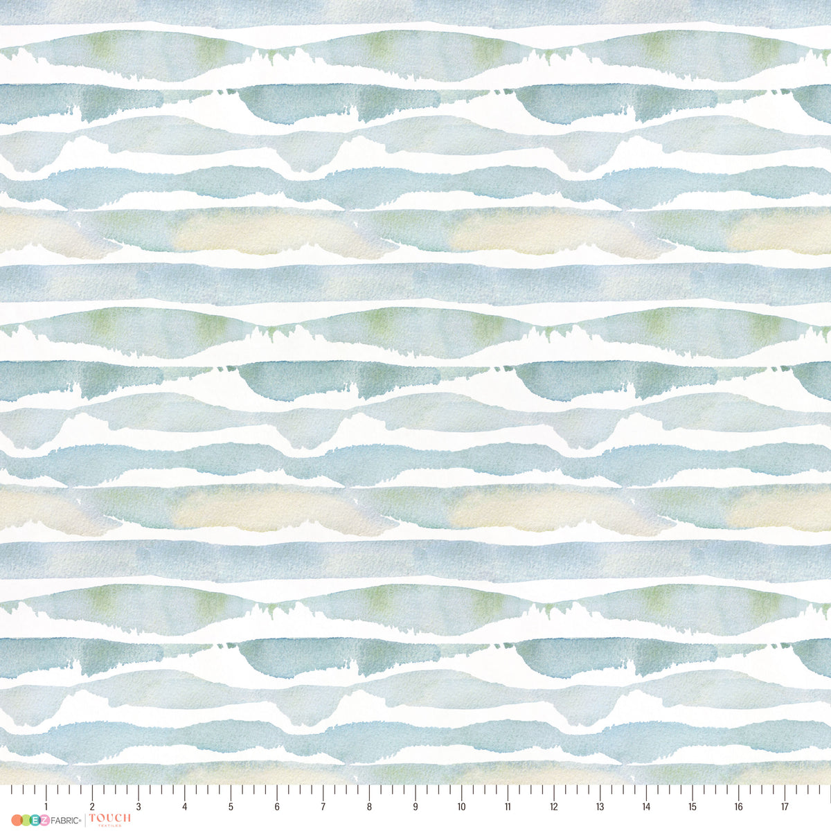 Watercolor Coastal Stripes | Weekend Getaway
