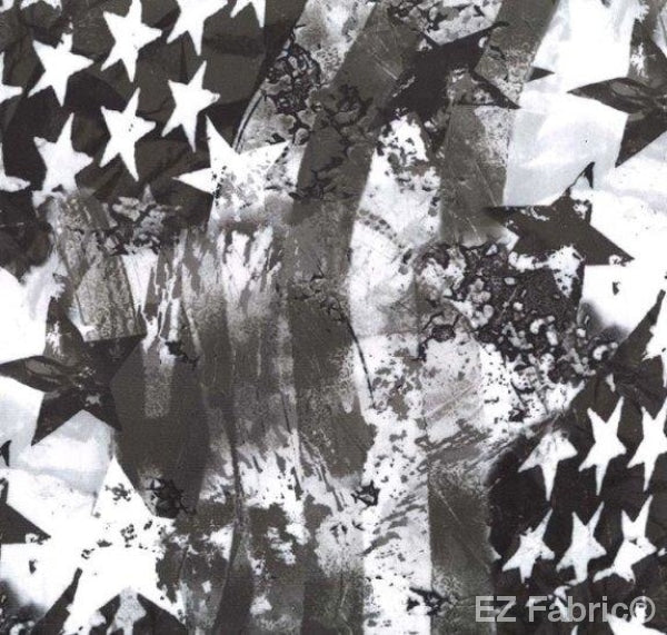 Star Gazer Black on Minky Fabric by EZ Fabric 